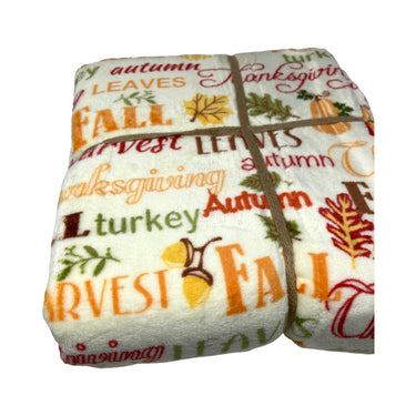 Motif Thanksgiving Harvest Berber Throw Blanket