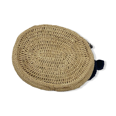 Mar Y Sol Flower Zip Circular Clutch