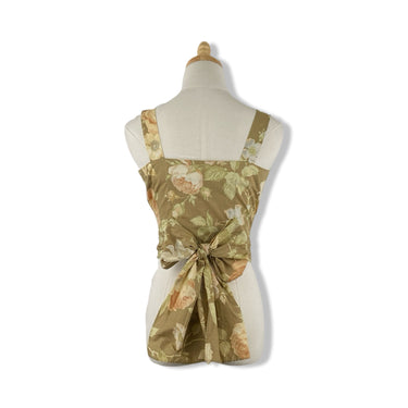 Ritz Saddler Floral Wrap Tie Top