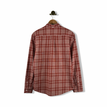 Billy Reid Solid Plaid Button Up Shirt