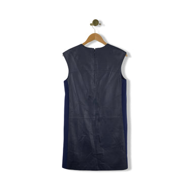 Vince Leather Panel Shift Dress