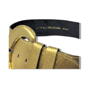 Vintage R.J. Graziano Wide Foil Belt