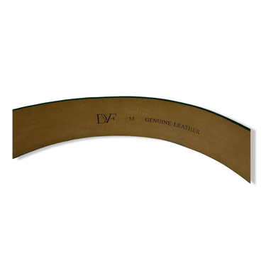 Diane Von Furstenberg Snakeskin Twist Lock Belt