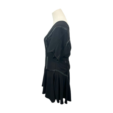 Halston Flounce Hem Dress