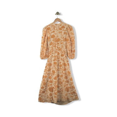 Shoshanna Sheer Velvet Maxi Dress