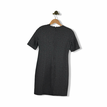 Theory Short Sleeve Plaid Dress
