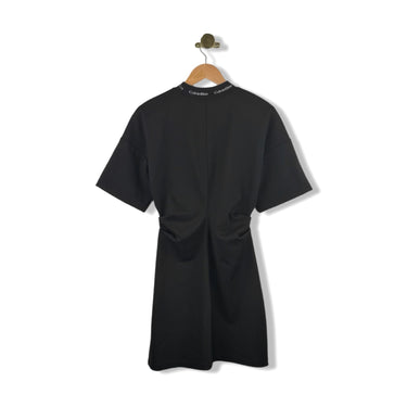 Calvin Klein Jeans Gathered Short Sleeve Dress