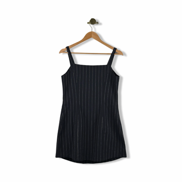 Heartloom Pinstripe Button Down Mini Dress
