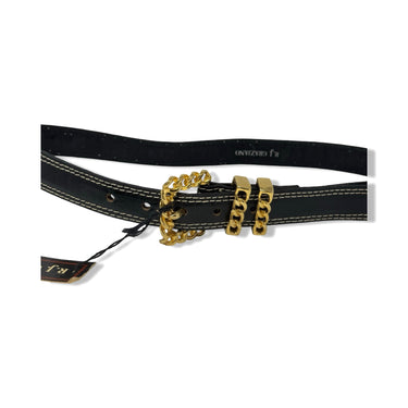 Vintage R.J. Graziano '87 Contrast Stitch Thin Belt