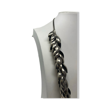 Metal Leaf Chain Necklace