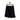 Vintage Black Tie Oleg Cassini Skater Skirt