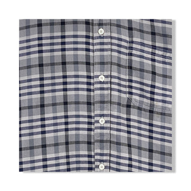 Billy Reid Striped Plaid Button Up Shirt
