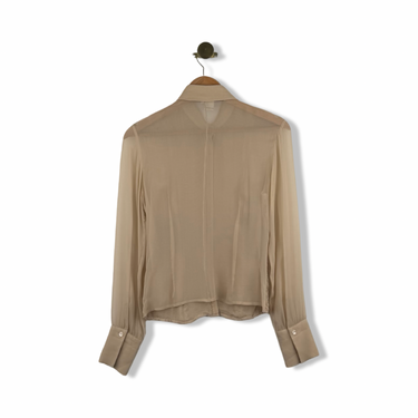 Vintage Emma Black Sheer Blouse