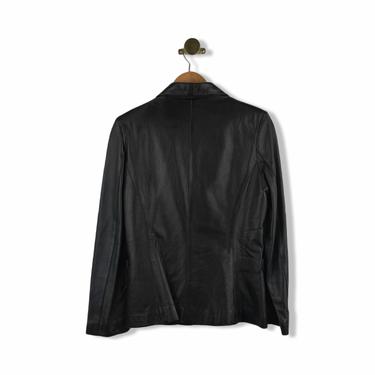 Vintage Whet Blu Leather Jacket