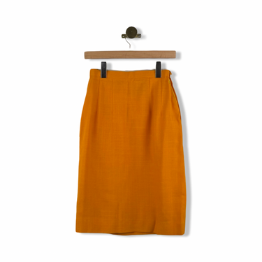 Vintage Flame Glow Pencil Skirt