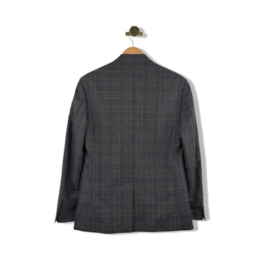Billy Reid Wool Plaid Print Logan Suit Jacket