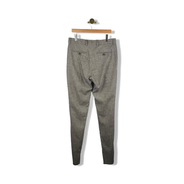 Billy Reid Herringbone Flat Front Trouser