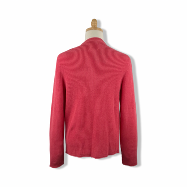 Billy Reid Baked Apple Mini Waffle Crew Sweater