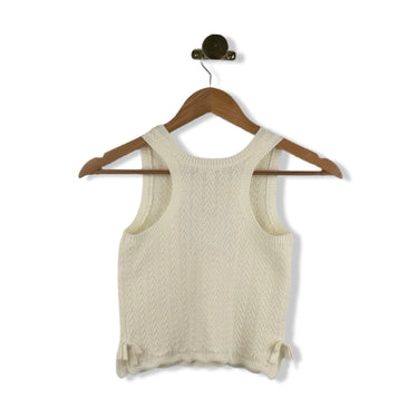 Design History Kids Knit Bow Tank Top