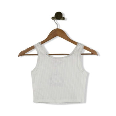 Design History Kids Lace Trim Tank Top
