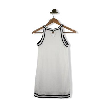 Design History Piping Halter Dress