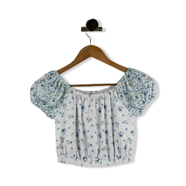 Design History Puff Sleeve Floral Top