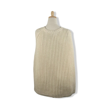 Red Valentino Cable Knit Poncho