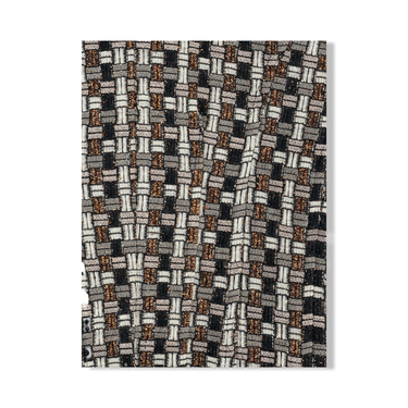 Diane Von Furstenberg Knit Geometric Print Blazer