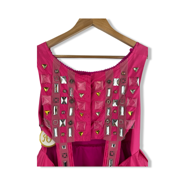 Rachel Roy Embellished Back Midi Dress