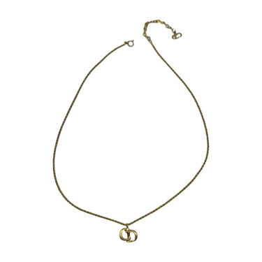 Christian Dior CD Pendant Necklace