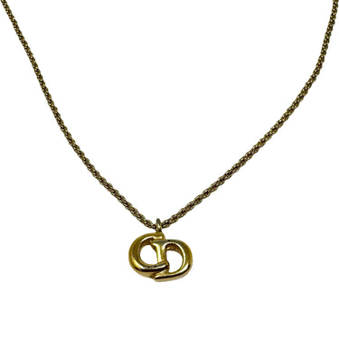 Christian Dior CD Pendant Necklace